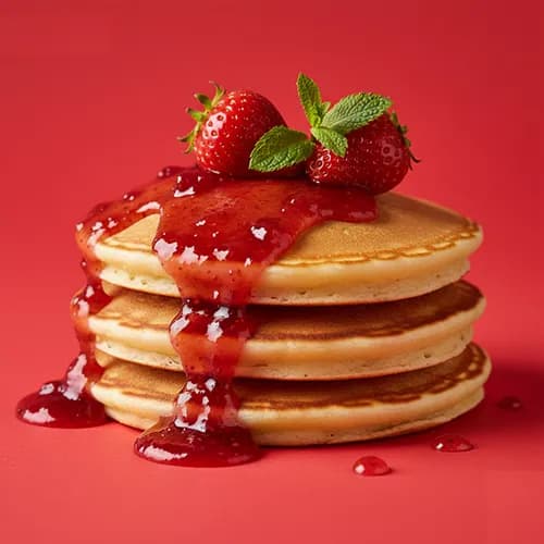 2x Strawberry Pancake