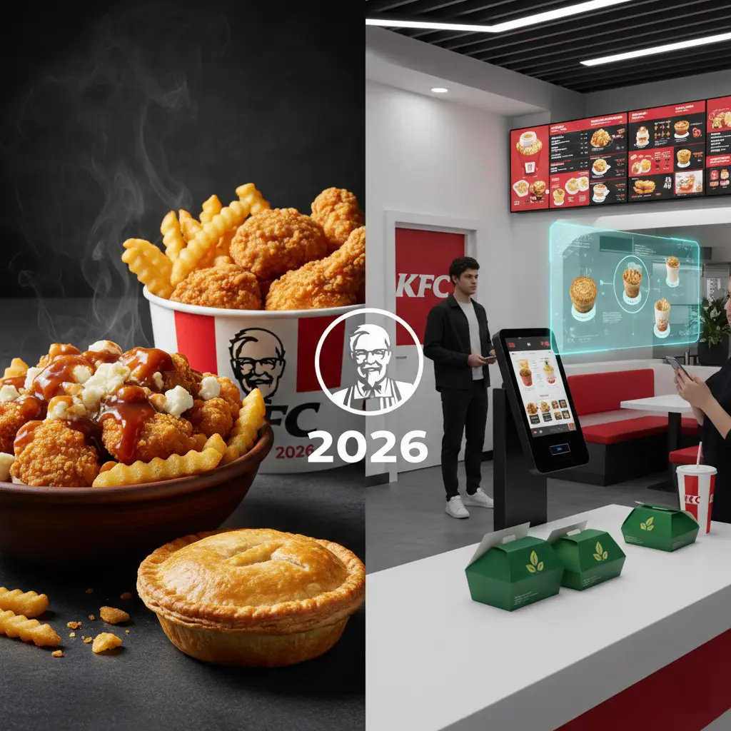 KFC 2026 Changes - Menu Updates and Technology