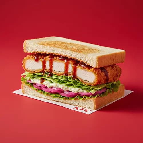 Spicy Teriyaki Katsu Sando